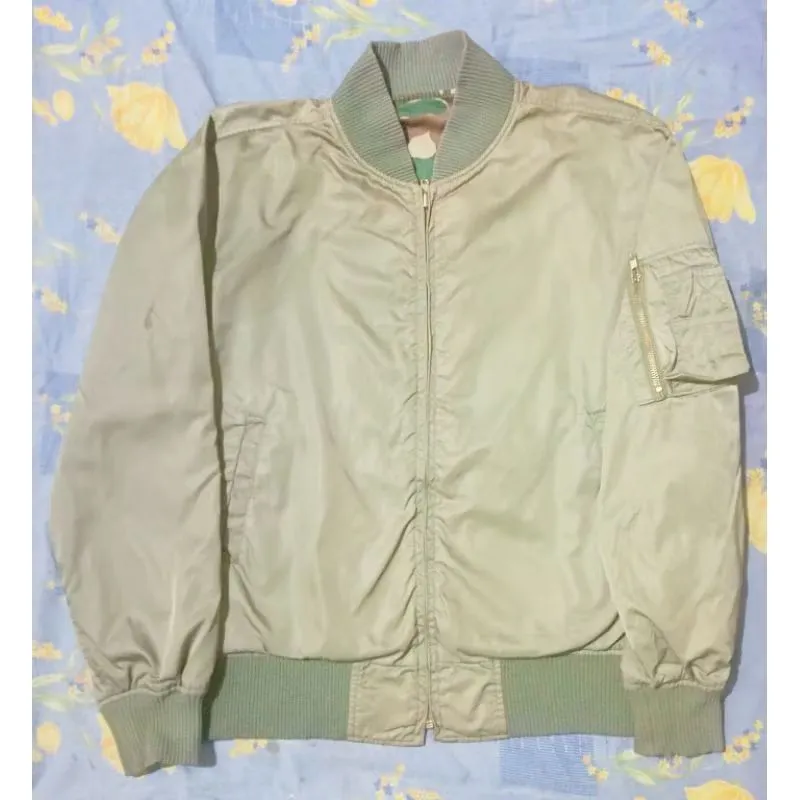 Jaket Bomber Reversibel Army photo 1
