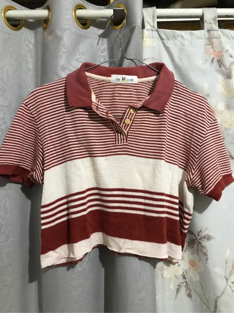 mini polo the b club crop shirt photo 1