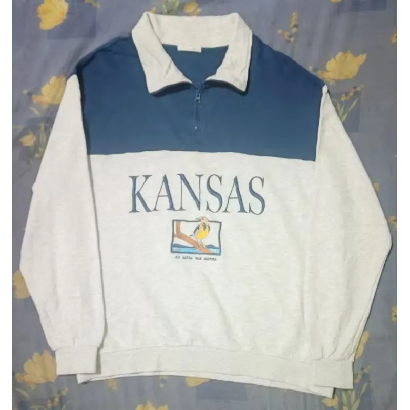 Halfzip Kansas Vintage photo 1