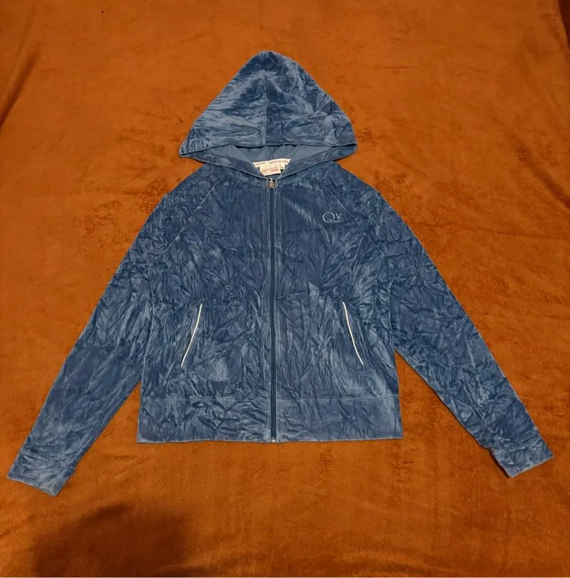 Queen Victoria Cunard Velvet Zip Hoodie photo 1