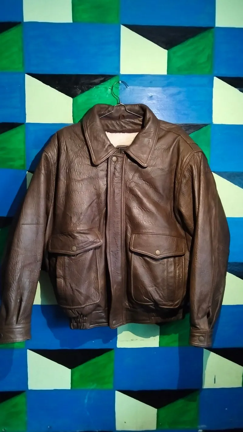 Leather bomber urban express japan photo 1