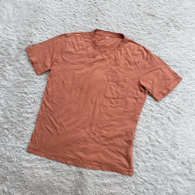 Uniqlo Slab Pocket Crew Neck Short Sleeve T Shirt Baju Kaos photo 1