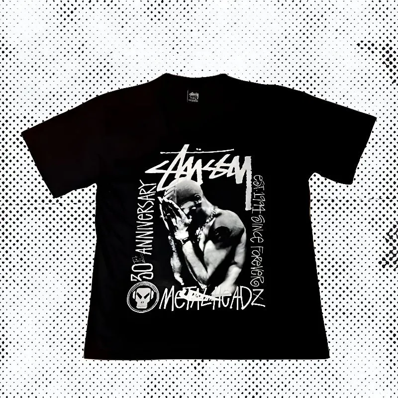 Stussy x Goldie Metalheadz 30 Tee Black  photo 1