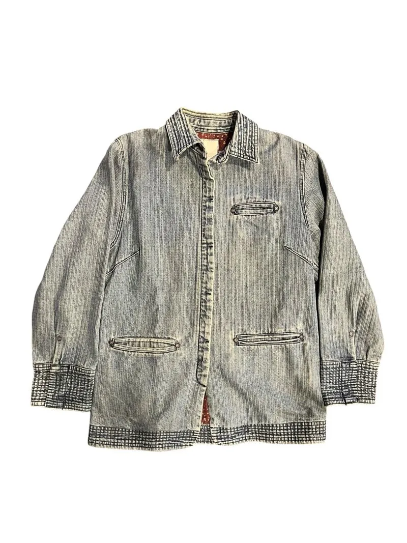 Denim coat photo 1