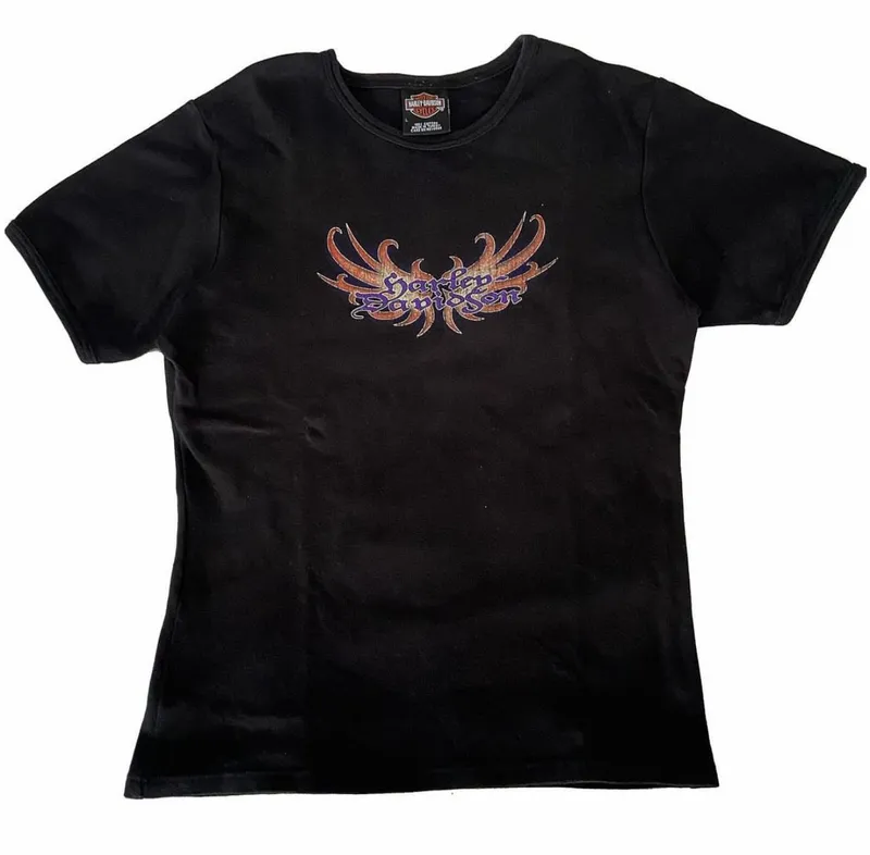 Harley Davidson Biker T-shirt Wanita black photo 1