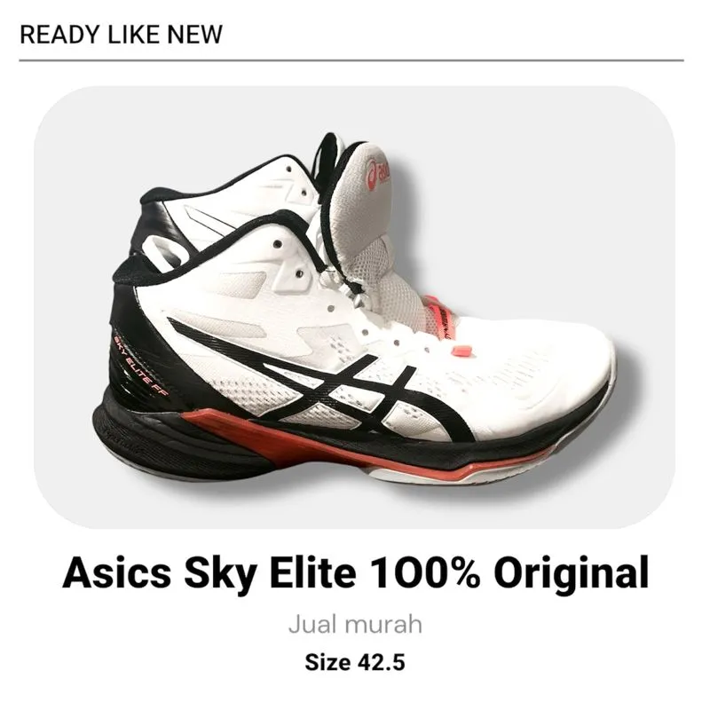sepatu asics original 100% bukan premium photo 1