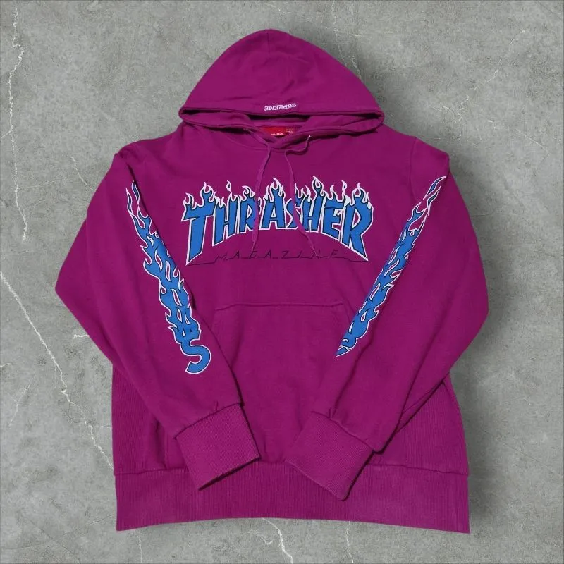 Thrasher Flame Hoodie Thrasher X Supreme Hoodie Original Supreme