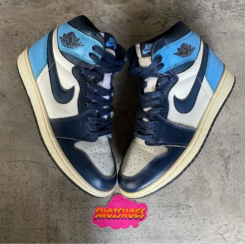 NIKE AIR JORDAN HIGH OBSIDIAN BLUE SIZE 40 (25 cm) Preloved