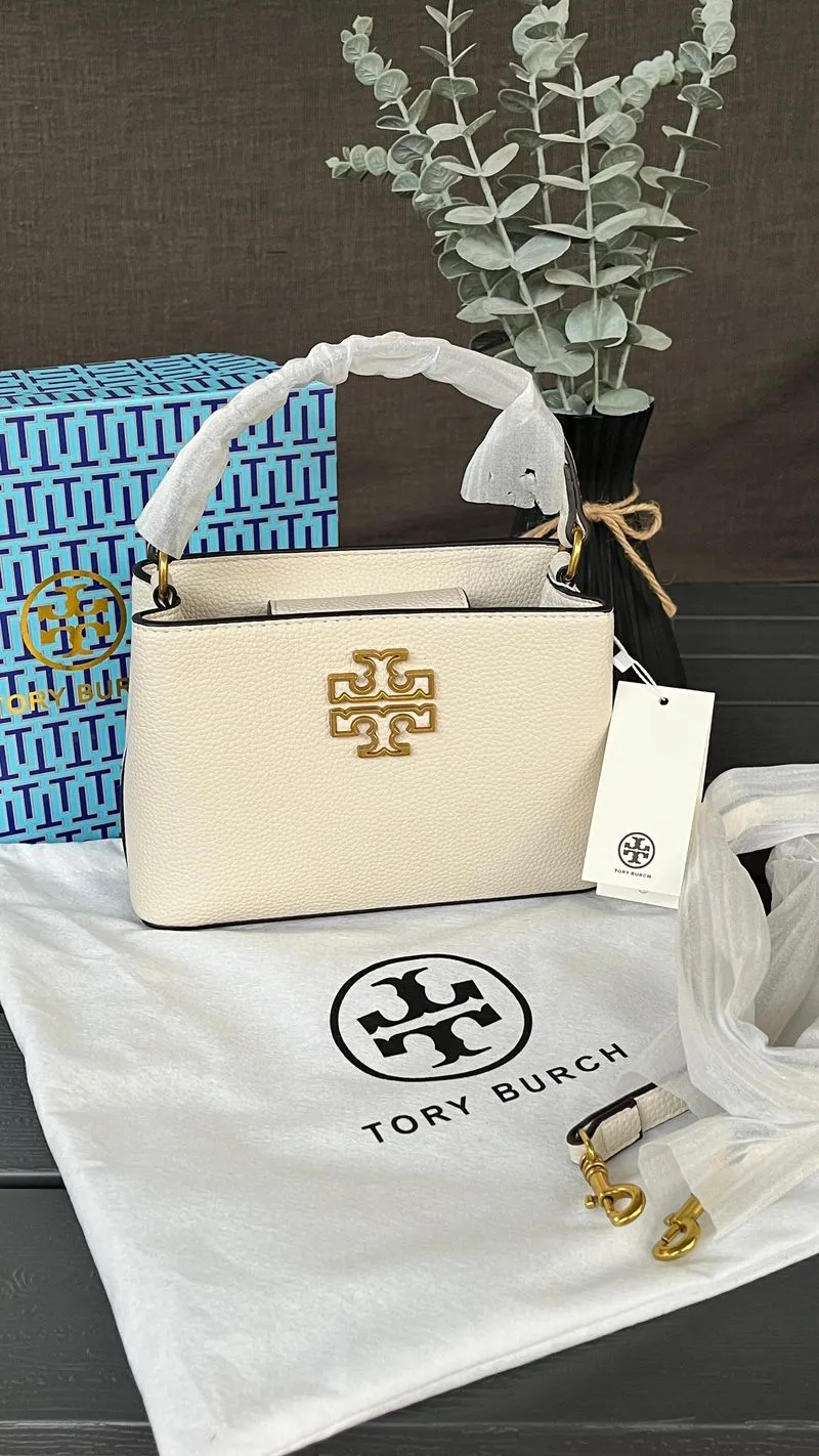 Tory Burch Britten Micro Satchel White photo 1