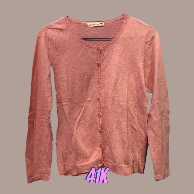 Casual Cardigan Wanita pink photo 1
