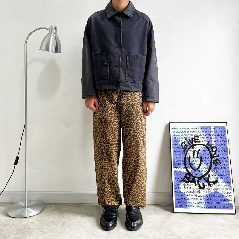 Time & Tru Pattern leopard Chino 5 Pocket longpants, Big Siz photo 1
