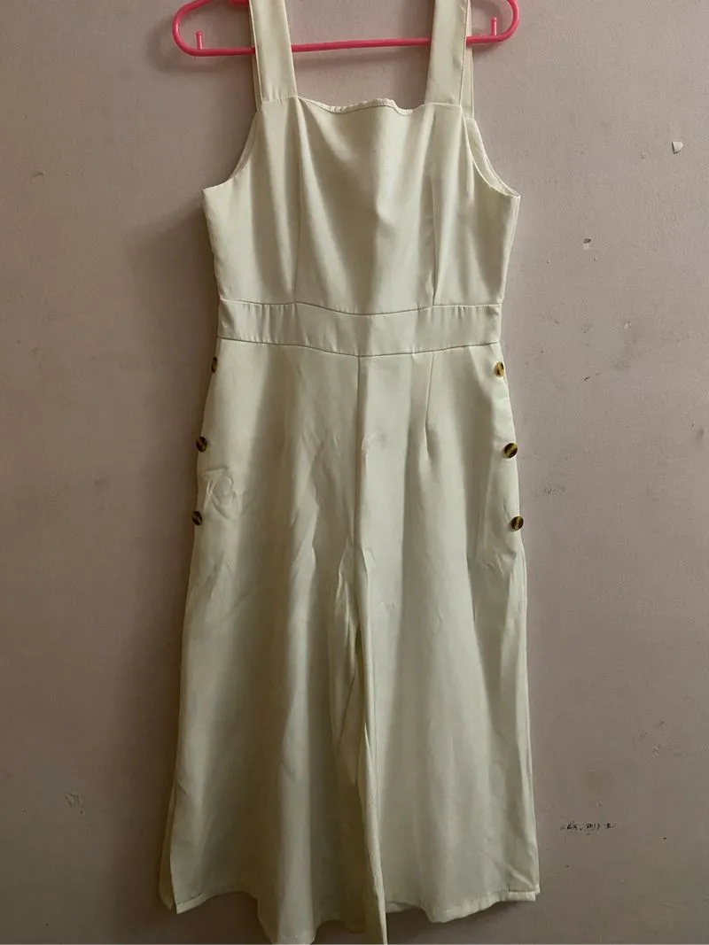 white jumpsuit photo 1