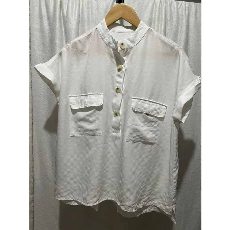 Casual Blouse Wanita white photo 1