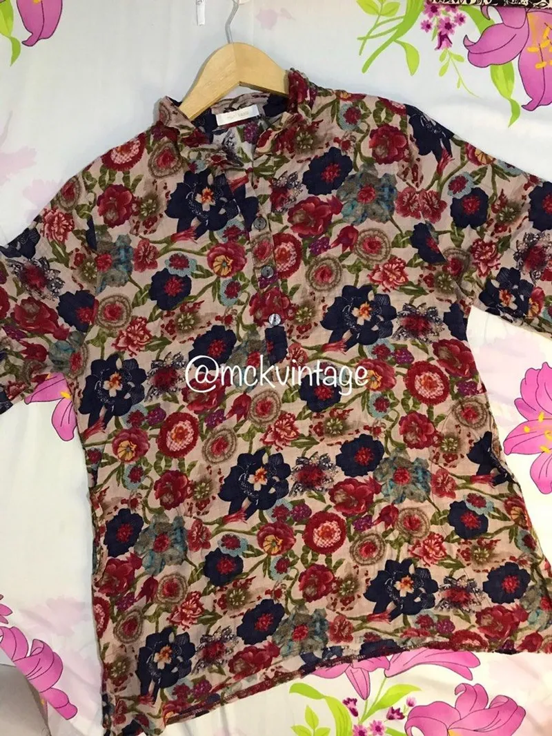 Baju tropical blouse Ld Panjang photo 1