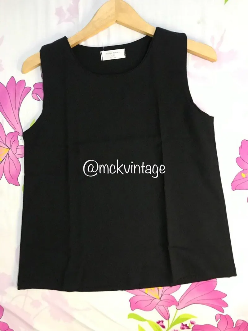 Baju hitam sleeveless photo 1