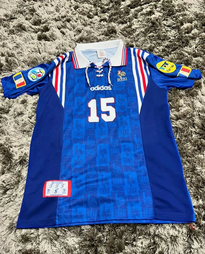 Adidas Streetwear Y2K Jersey Pria white blue photo 1