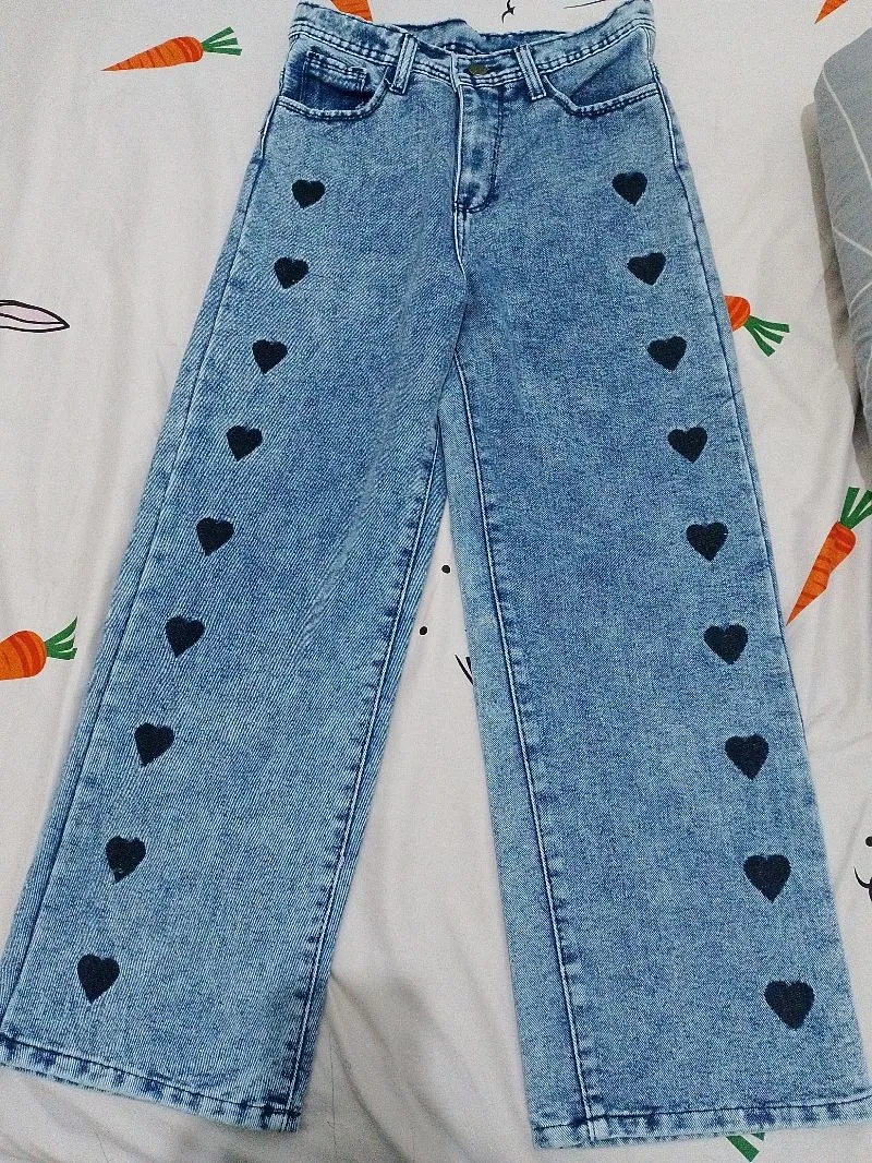 Celana jeans high waist korea  photo 1