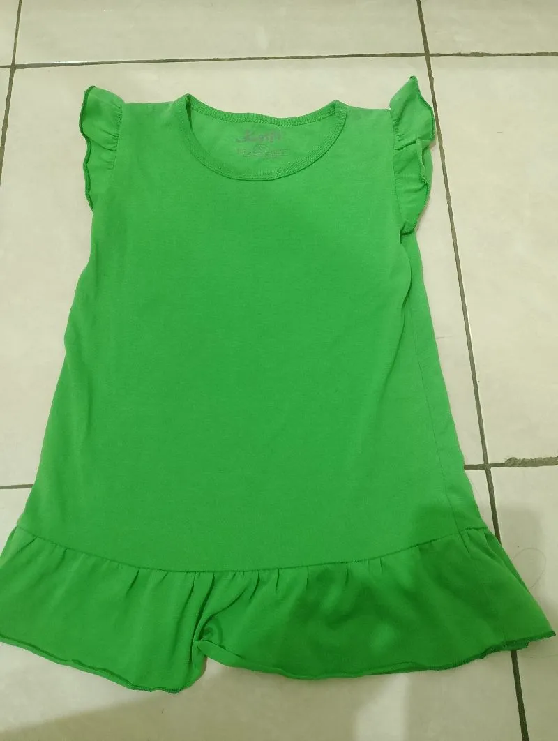 Dress anak hijau photo 1