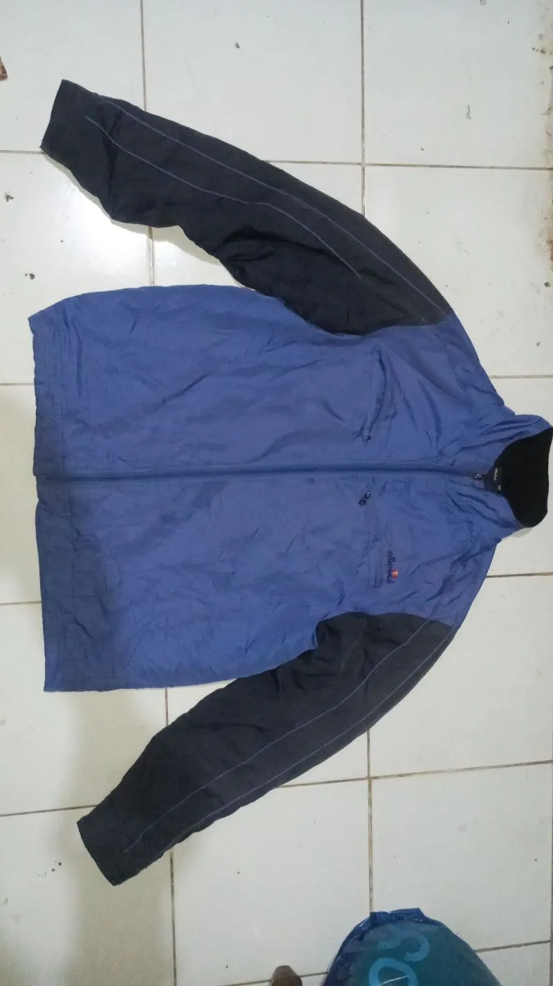 Jaket Ellesse Original Pria - Warna Biru Kombinasi Hitam photo 1