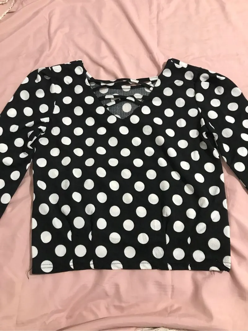 polkadot top photo 1