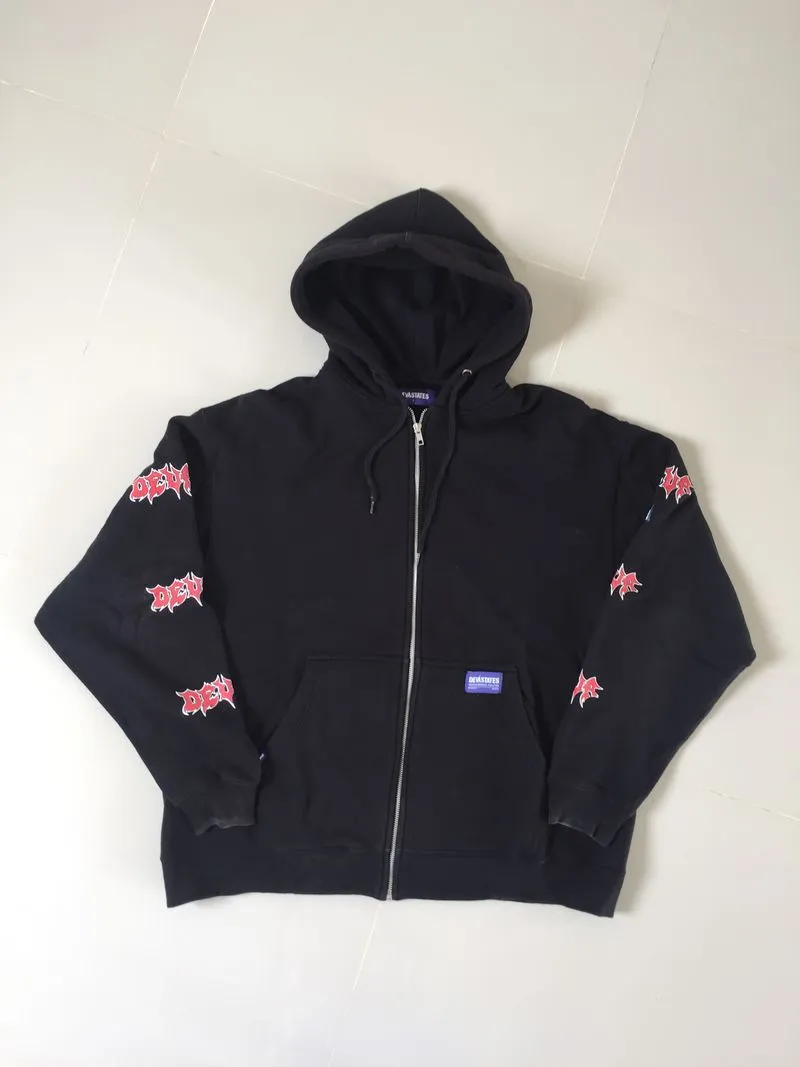DEVÁ STATES - IMPACT Zip-Up Hoodie [Black] photo 1