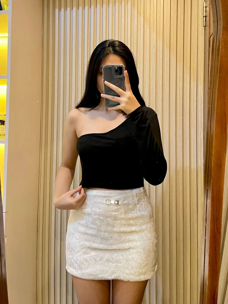 Coquette Skirt Wanita white photo 1