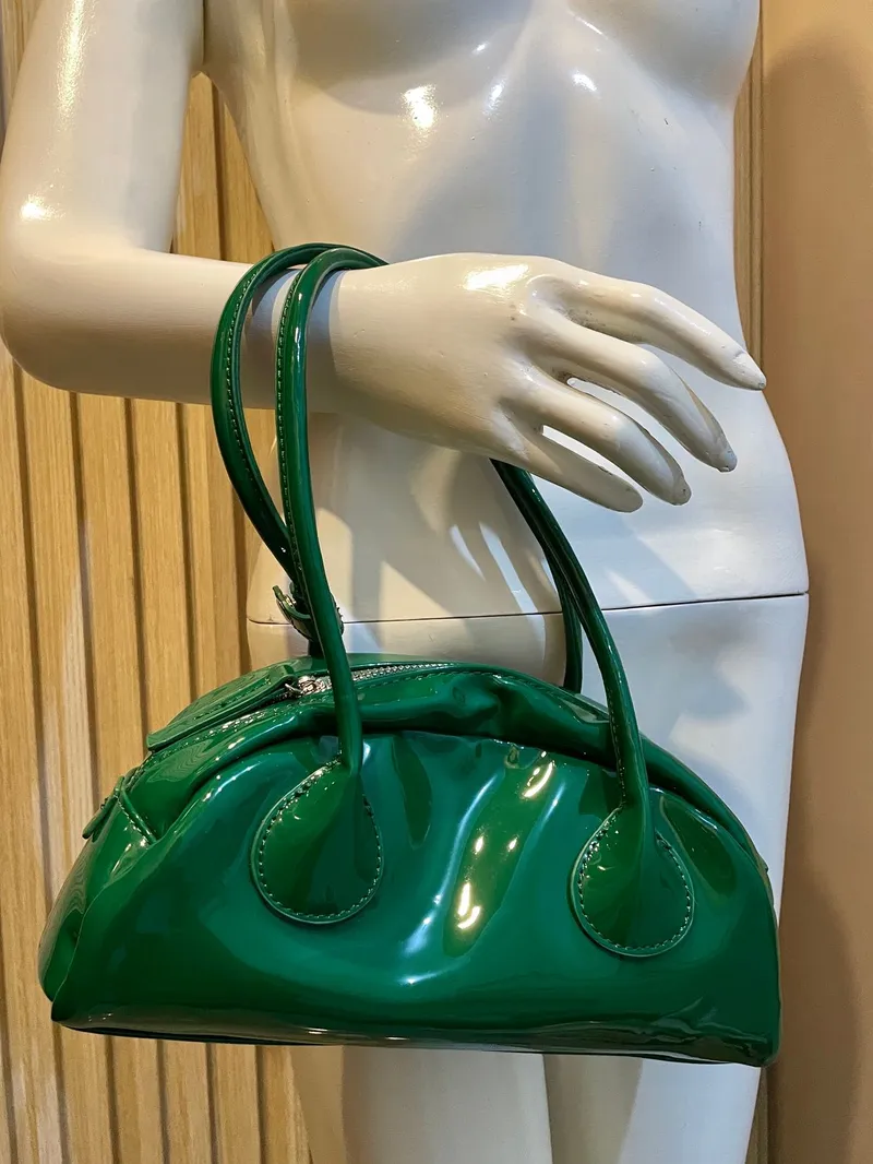 Vintage Handbag Wanita green photo 1