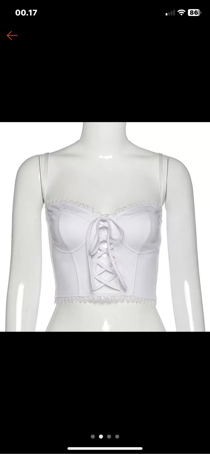 LACE BUSTIER TOP photo 1