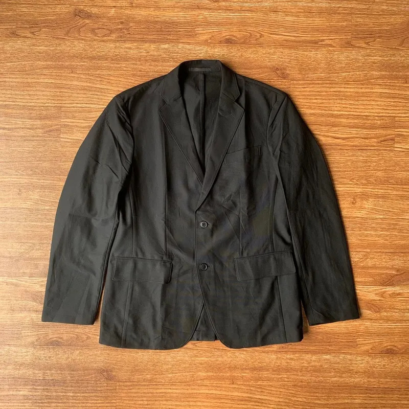 Uniqlo Luxury Casual Formal shirt Pria black photo 1