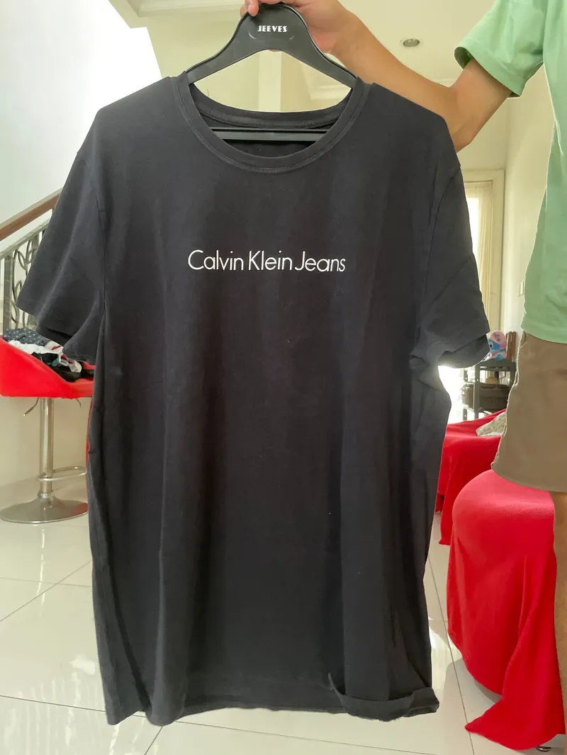 Calvin Klein Casual T-shirt Pria black photo 1