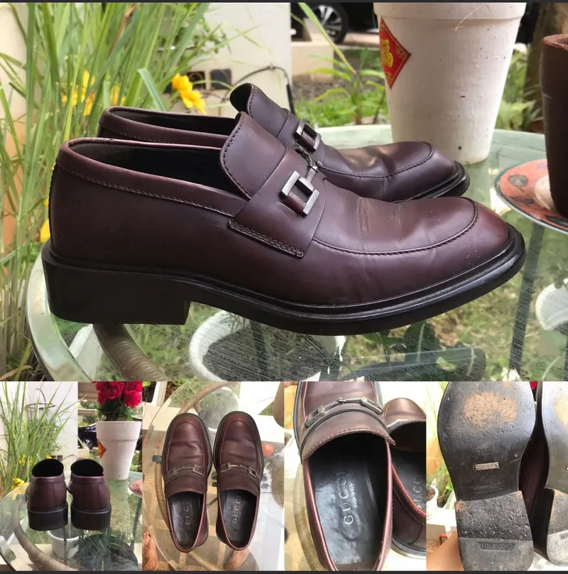 Gucci Vintage Loafer Pria brown photo 1
