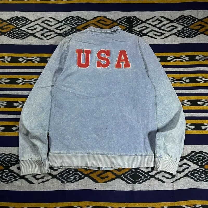 Vtg Aspes Blu Coach Jacket USA photo 1