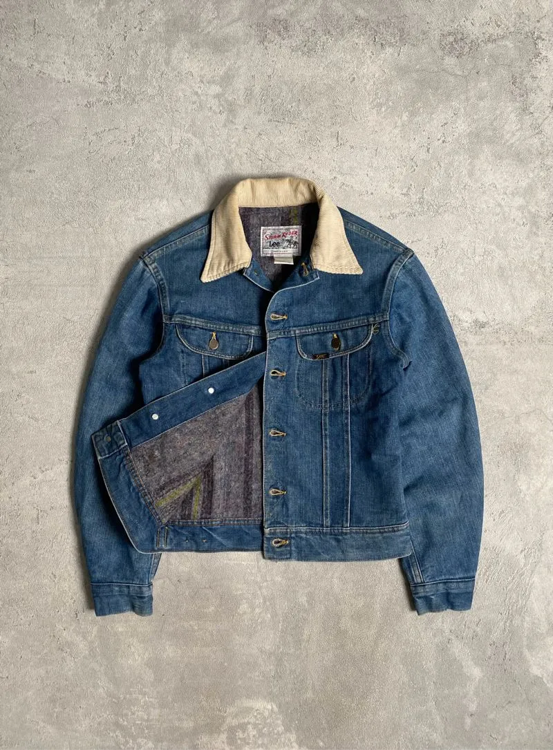 Vintage 70’s Lee Storm Rider Blanket Lined Denim Jacket USA  photo 1