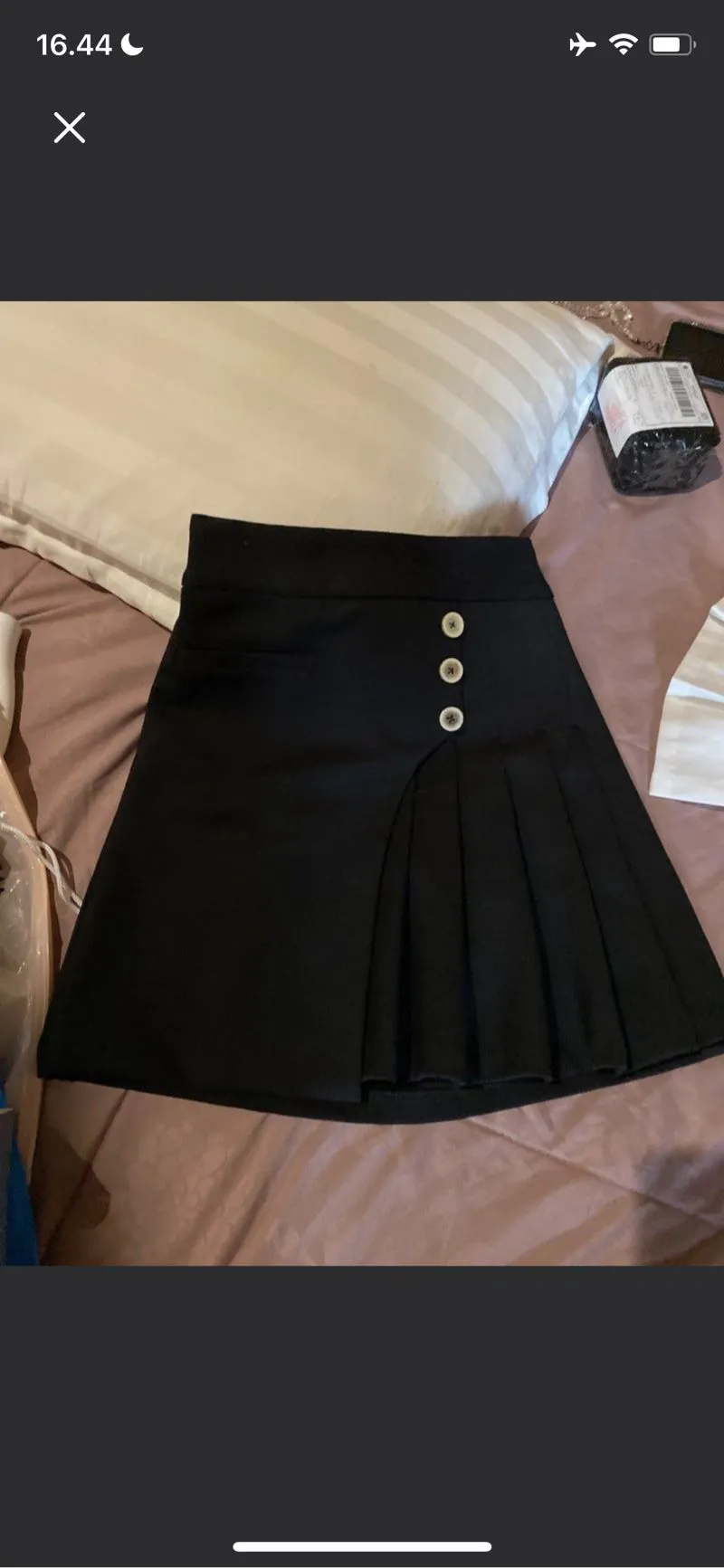 Skirt rok mini hitam photo 1