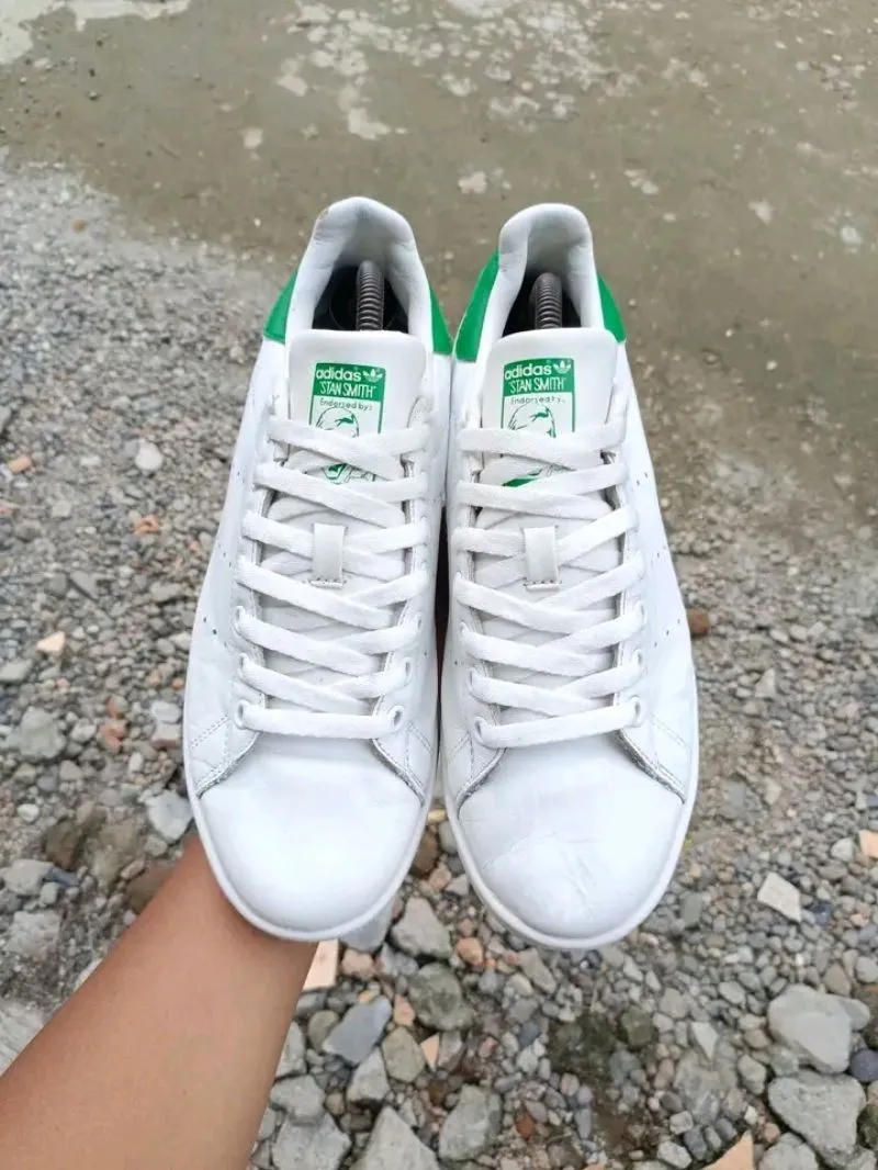 SEPATU ADIDAS STAN SMITH WHITE GREEN photo 1