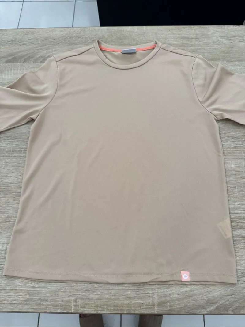 Kaos Outdoor Marmot Baselayer Navy Hiking Trekking Kaos Olah photo 1