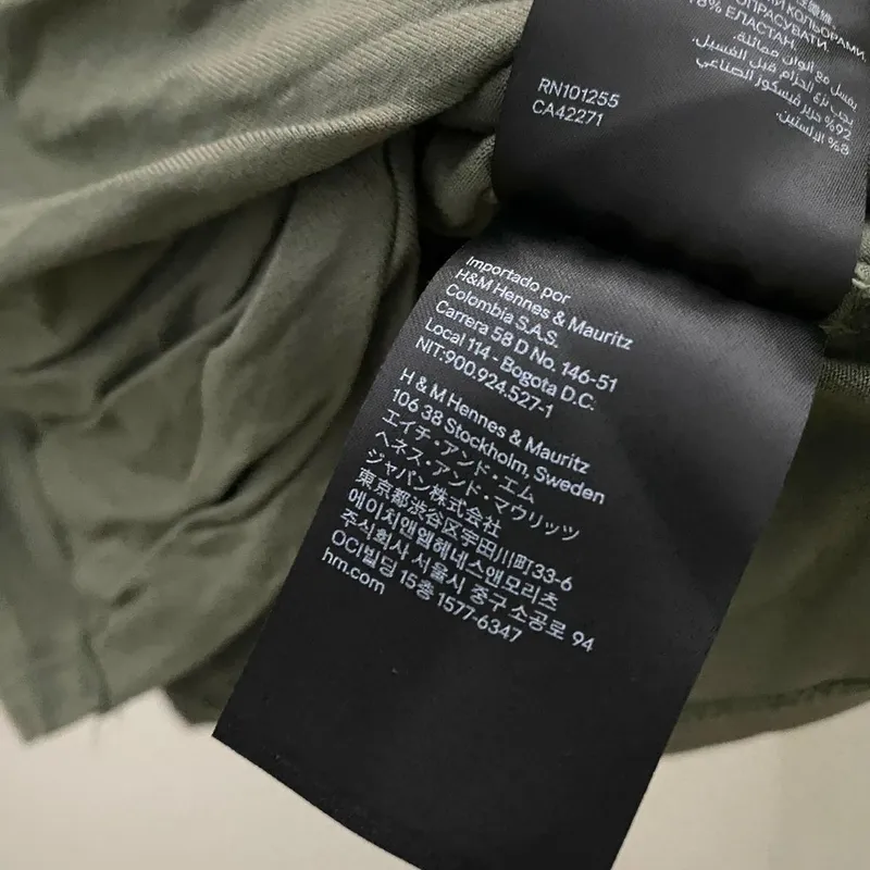 H&M Y2K Cami top Wanita green Preloved