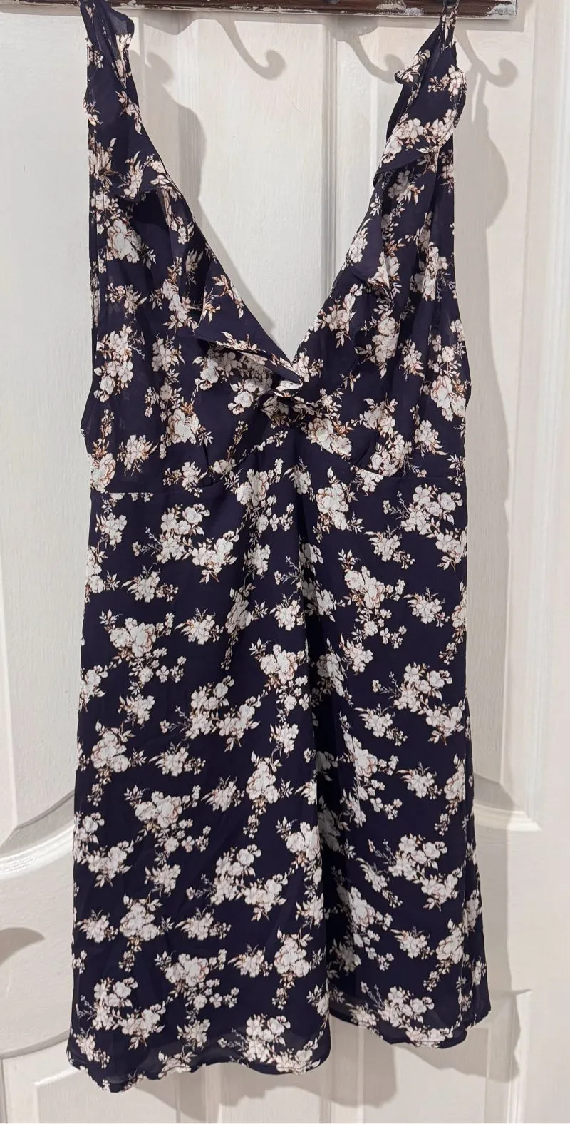 Forever 21 Casual Minimalist Summer dress Wanita navy photo 1