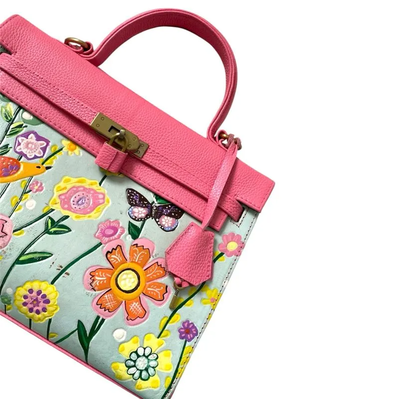 Tas Kulit Lukis Custom Pengrajin ala Birkin photo 1