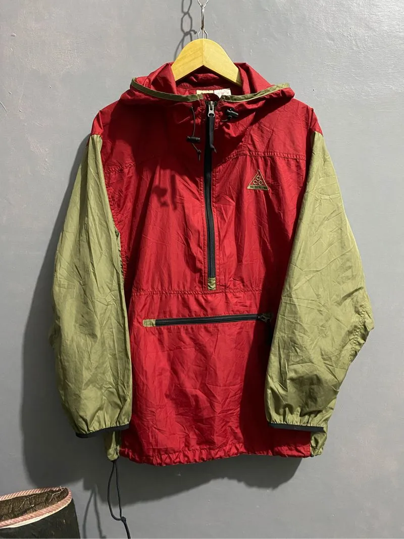 Vintage 90's Nike ACG Anorak Halfzipper Windbreaker jacket photo 1