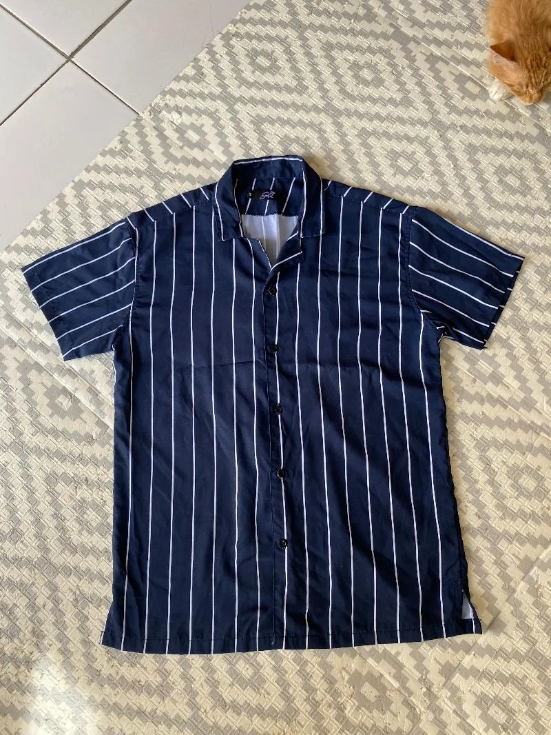 Hawai Shirt Stripe Blue photo 1