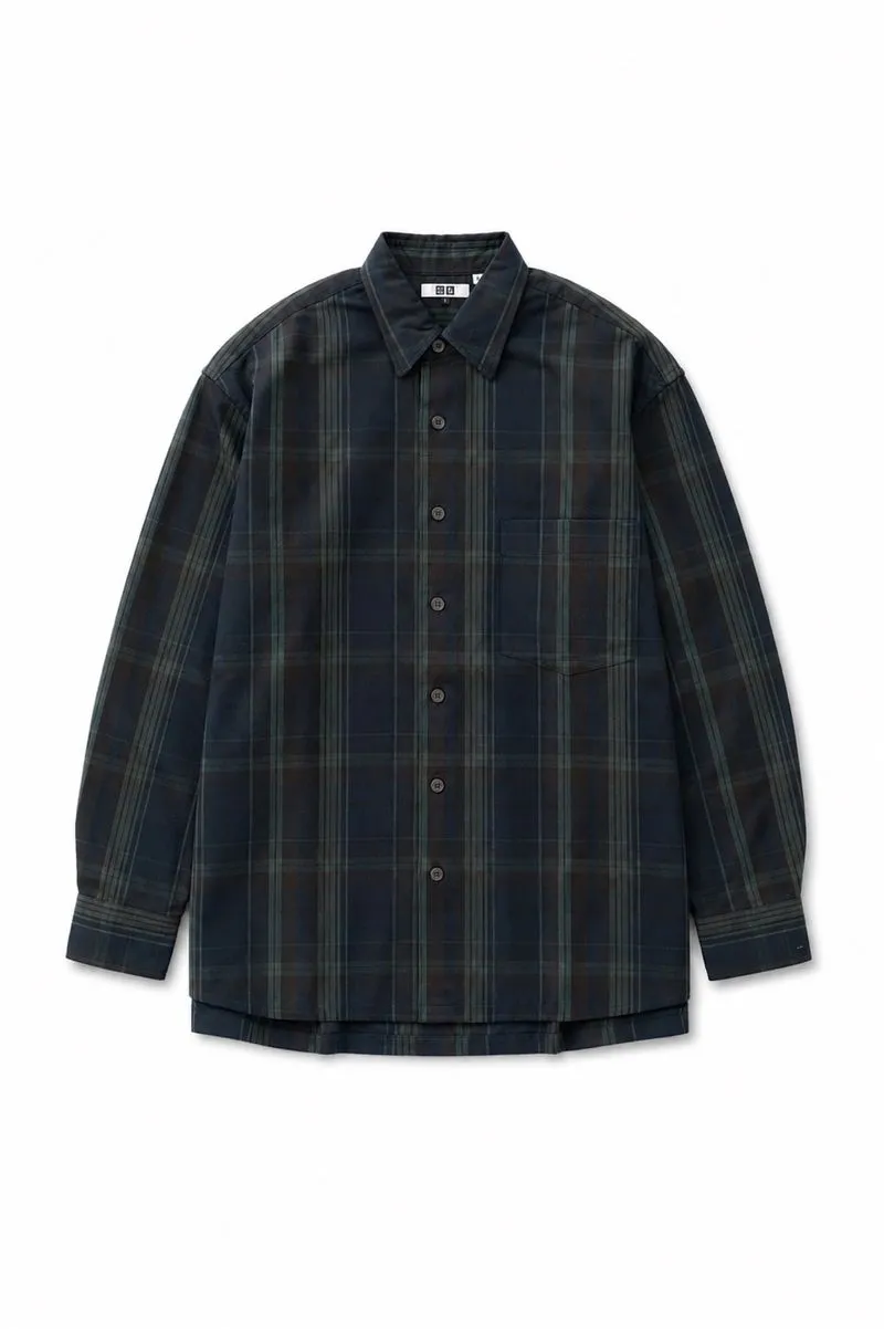 Kemeja Flannel Heavy Uniqlo U photo 1