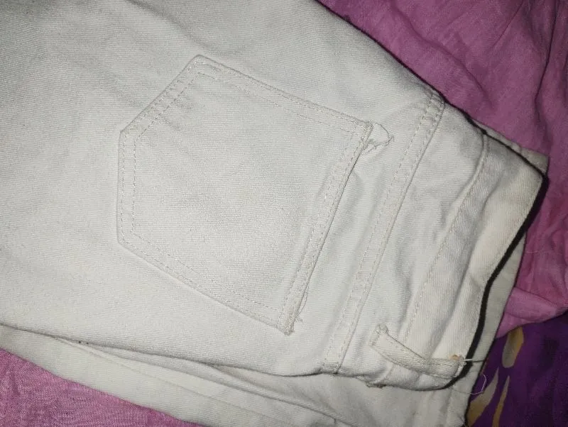 Jeans Highwaist White  photo 1