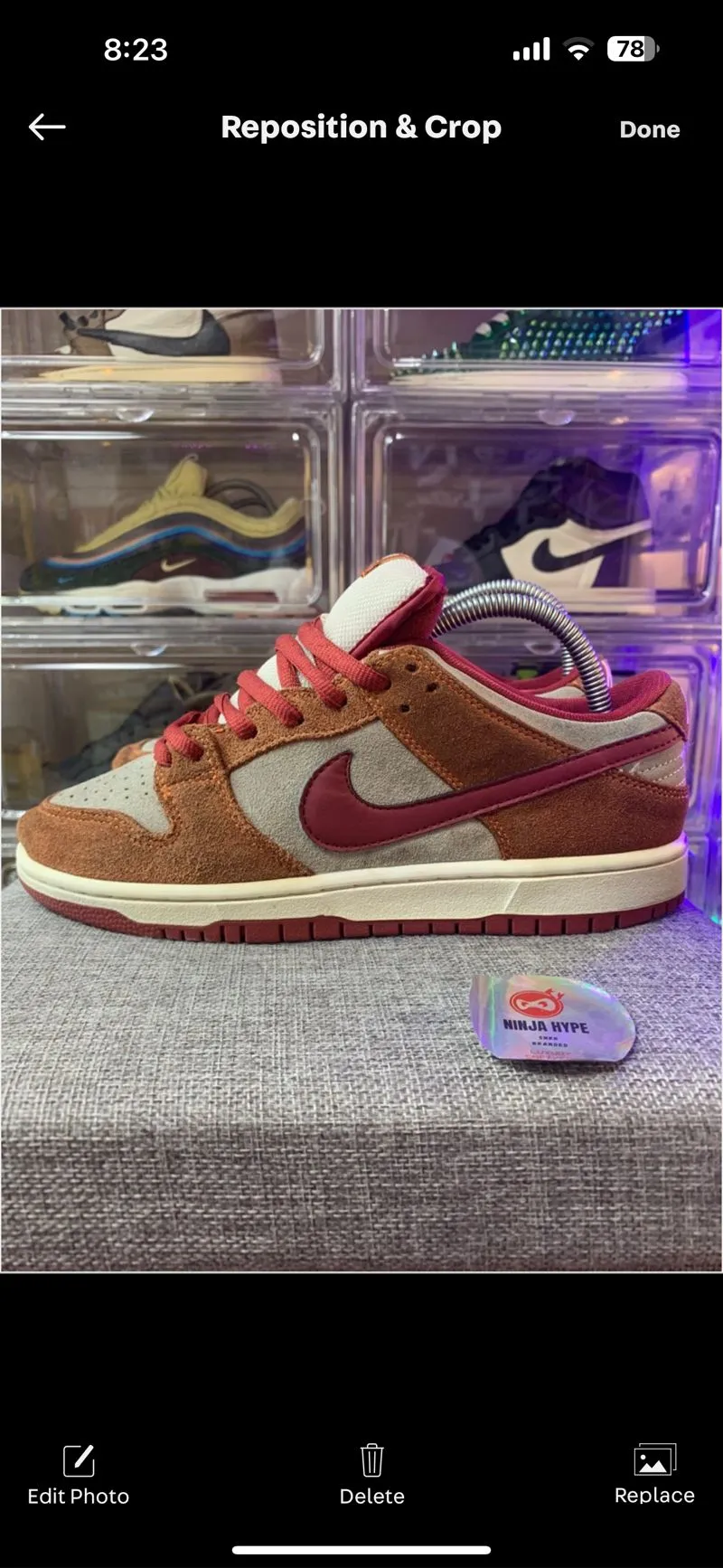 SB DUNK LOW PRO DARK RUSSET photo 1