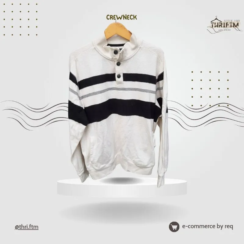 Chaps Lauren Vintage Casual Sweatshirt Pria white photo 1
