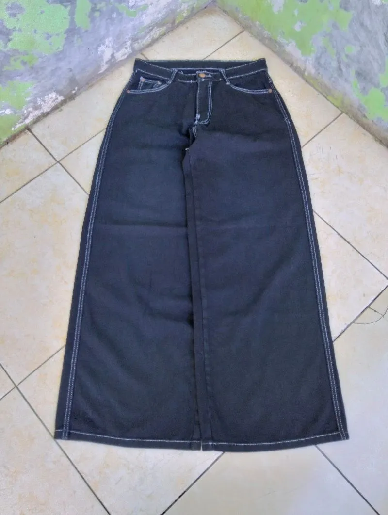 BAGGY JEANS FULL BLACK photo 1
