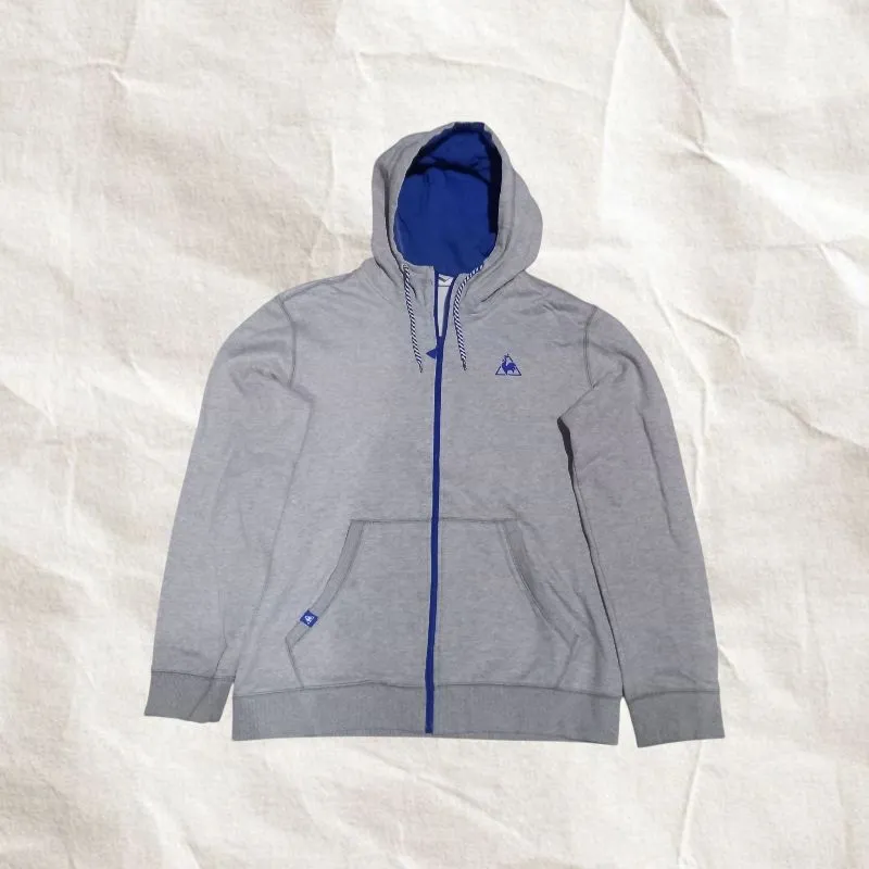 Le Coq Sportif Streetwear Hoody Pria gray photo 1