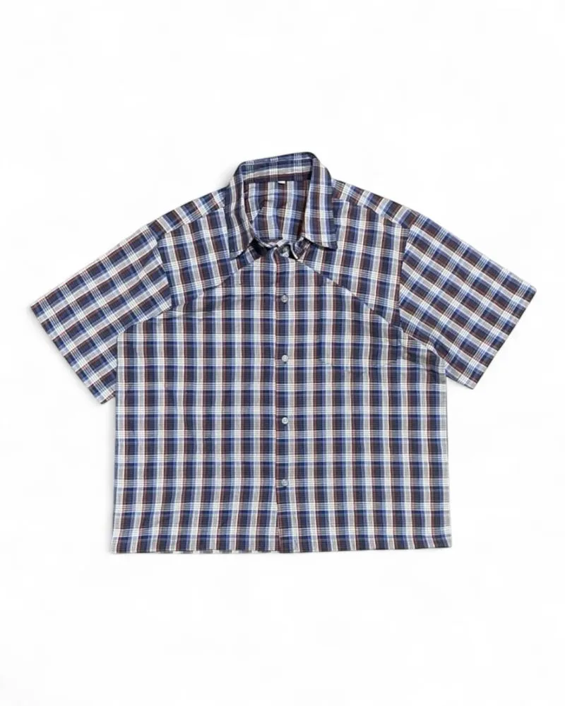Kemeja boxy undbrand purple skena kalcer shirt photo 1