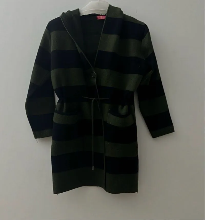 outers panjang motif garis army c photo 1
