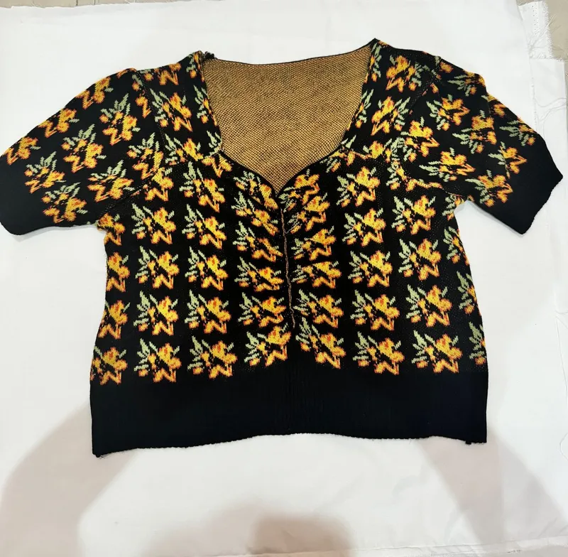 Fairy Minimalist Crop top Wanita multicolor photo 1